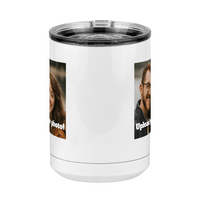 Thumbnail for Personalized Coffee Mug Tumbler with Handle (15 oz) - Upload Your Photo - Front View
